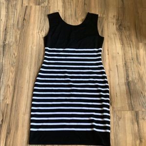 bar lll Striped Bodycon Dress